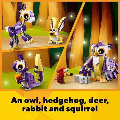 LEGO Creator 3 in1 Fantasy Forest Creatures 31125 Building