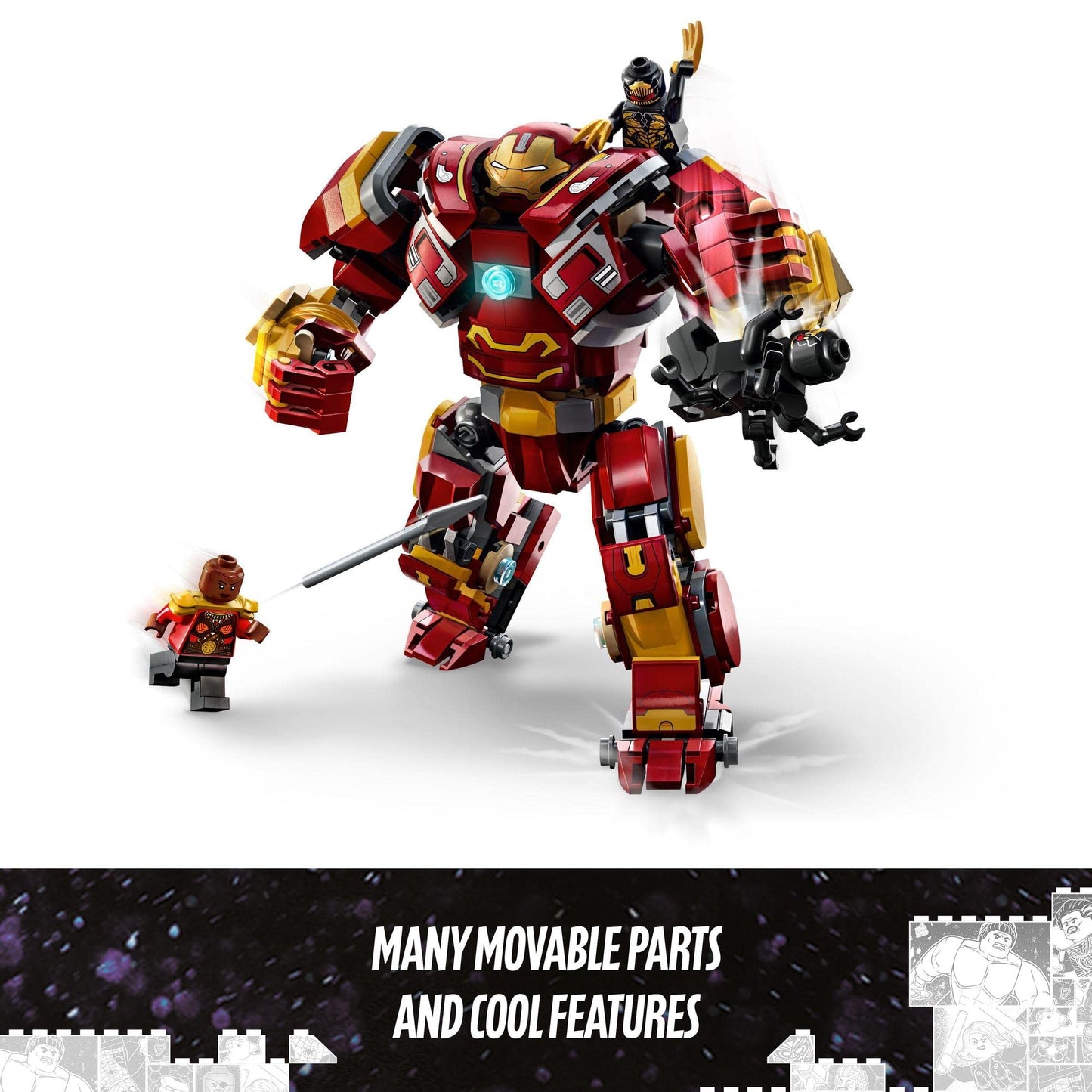 LEGO® Super Heroes Marvel The Hulkbuster: The Battle of Wakanda 76247 Building Toy