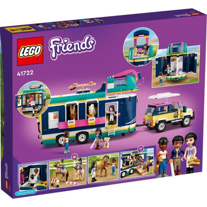 LEGO Friends Horse Show Trailer with 2 Toy Horses 41722