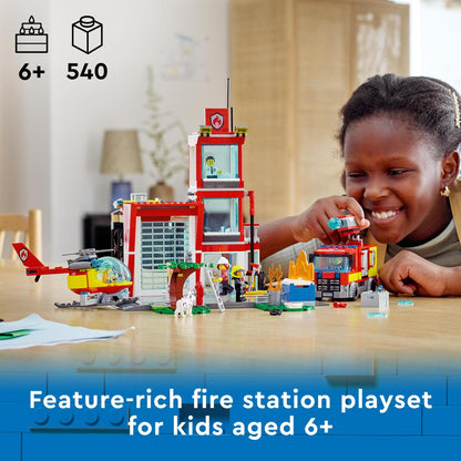 LEGO City Fire Station 60320 Kids Building & Construction Toys