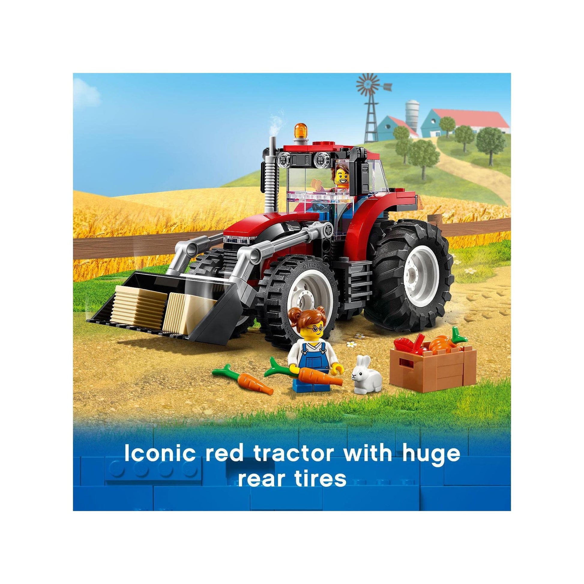 LEGO® City Tractor 60287 Building Kit; Cool Toy