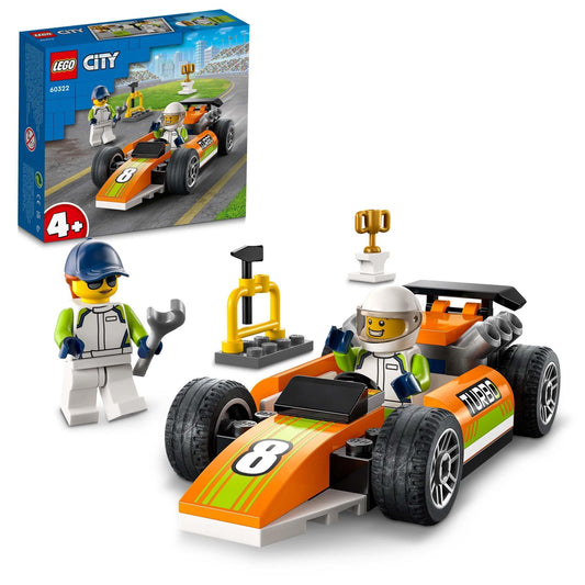 LEGO 60322 City Great Vehicles Race Car F1 Style Toy