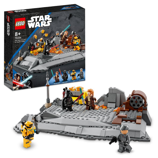 LEGO Star Wars OBI-Wan Kenobi vs. Darth Vader 75334 Amazon