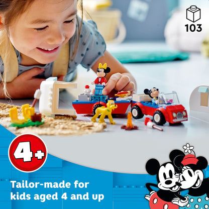 LEGO Disney Mickey and Friends – Mickey Mouse and Minnie Mouse’s Camping Trip 10777 Building Toy