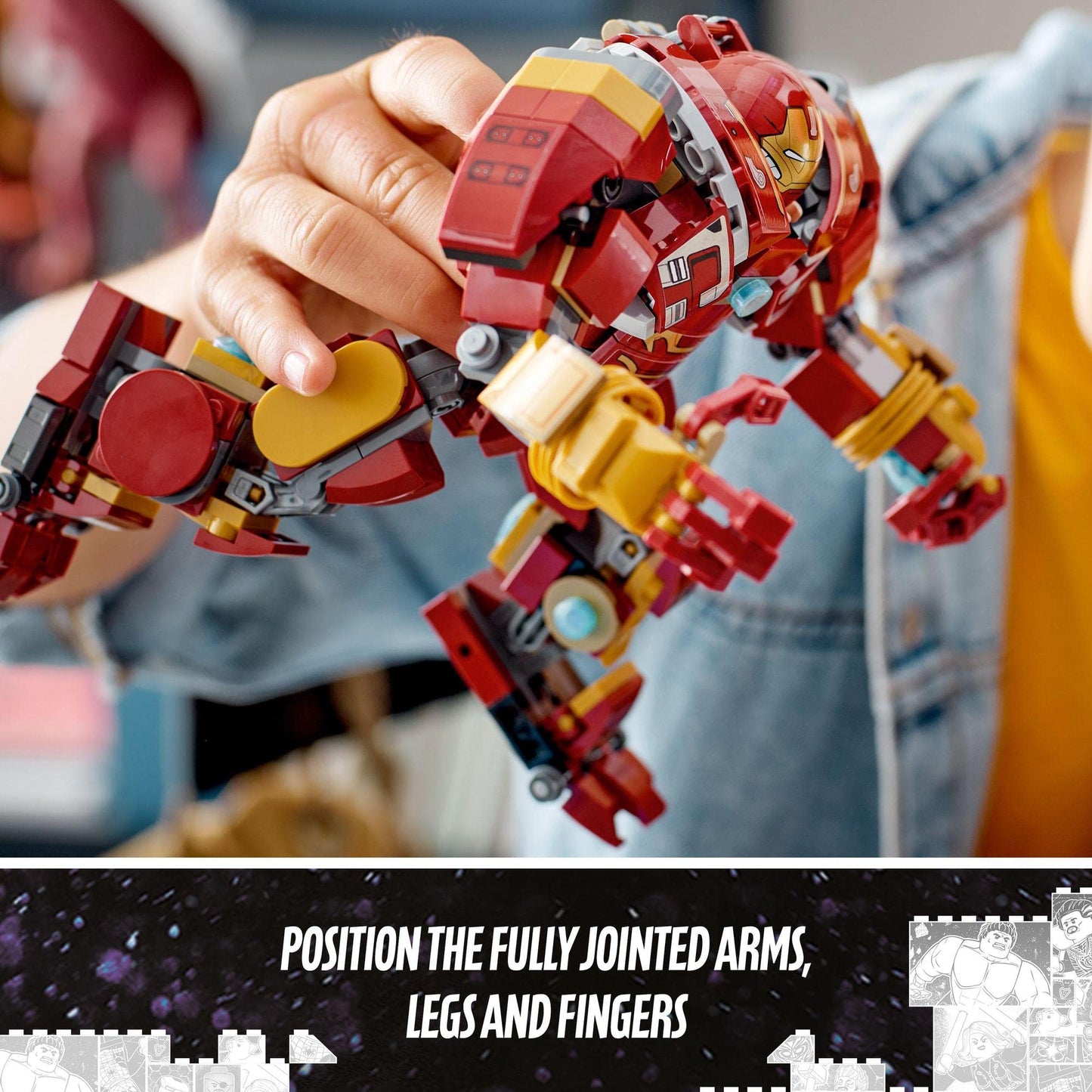 LEGO® Super Heroes Marvel The Hulkbuster: The Battle of Wakanda 76247 Building Toy