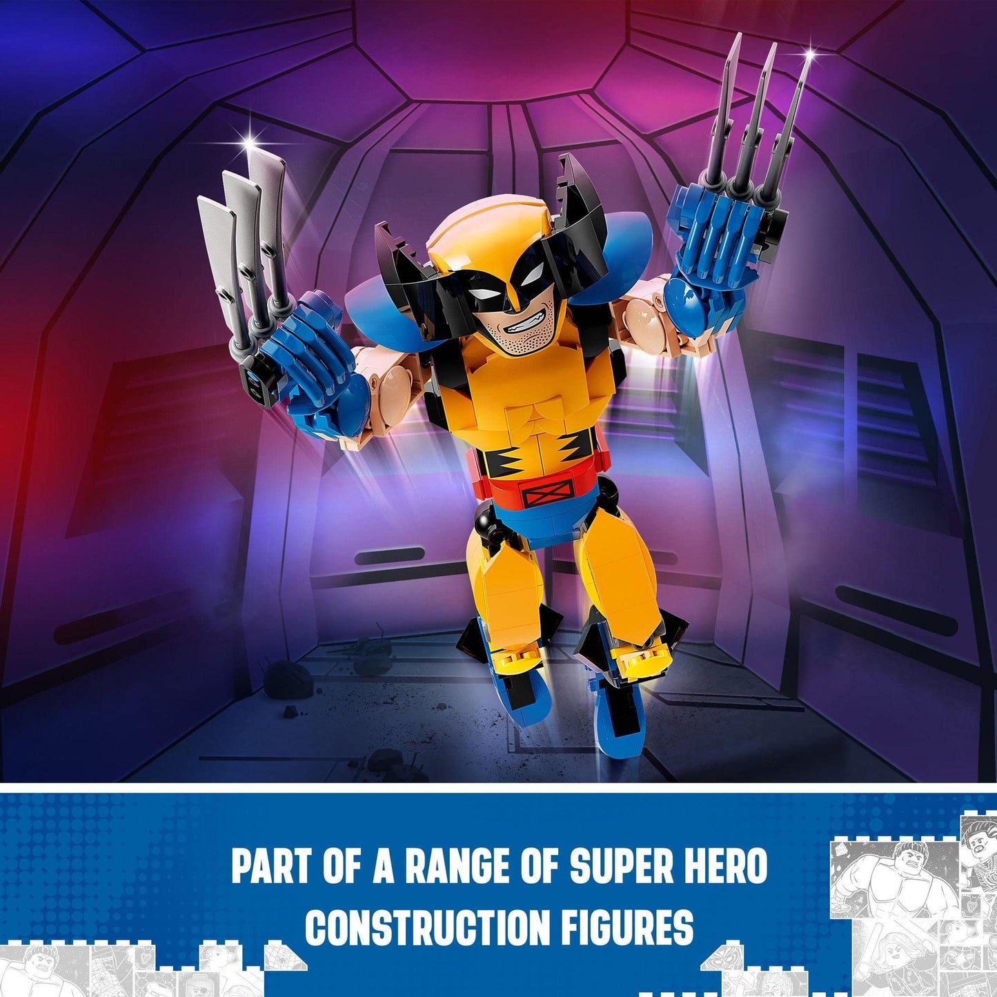 LEGO Super Heroes Marvel Wolverine Construction Figure 76257 Building Toy