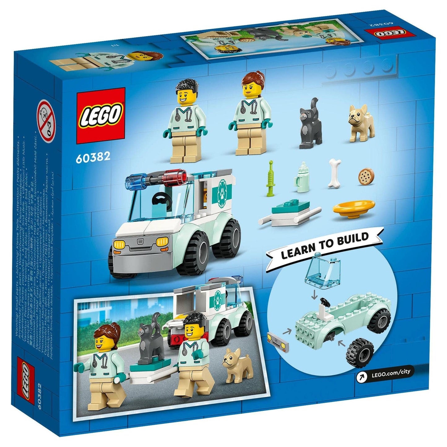 LEGO City Vet Van Rescue 60382 Building Toy Set
