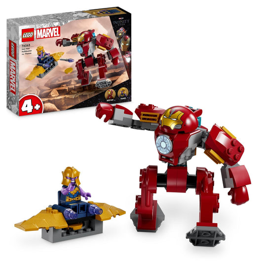 LEGO® Super Heroes Marvel Iron Man Hulkbuster vs. Thanos 76263 Building Toy