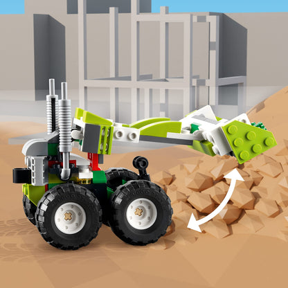 LEGO® Creator 3in1 Off-Road Buggy 31123 Building Kit; Features a Skid Loader and ATV (All-Terrain Vehicle) for Kids Aged 7+