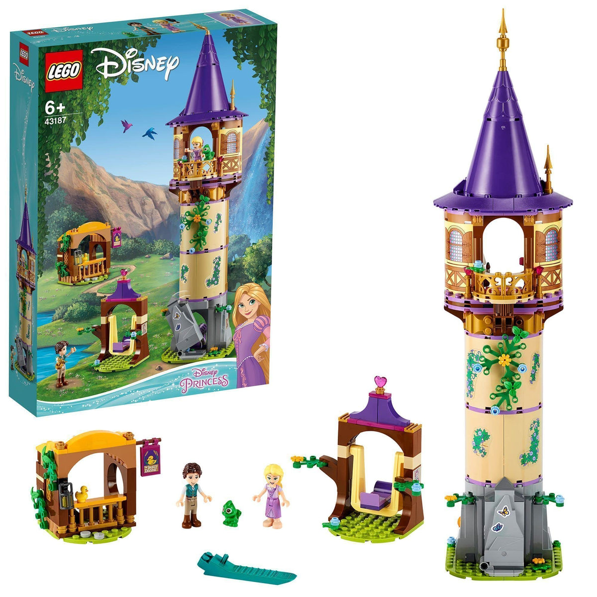 LEGO 43187 Disney Princess Rapunzel’s Tower Castle Playset