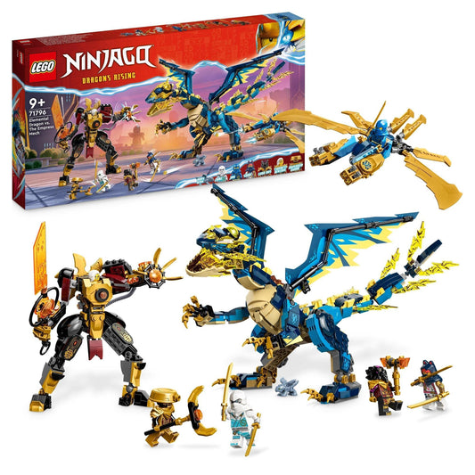 LEGO® NINJAGO® Elemental Dragon vs. The Empress Mech 71796 Building Toy