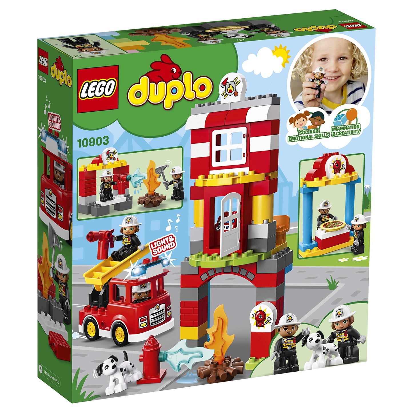 LEGO DUPLO Fire Station 10903 Building Toy Amazon