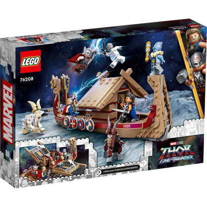 LEGO Marvel The Goat Boat Building Kit; Collectible Thor Construction Toy  76208