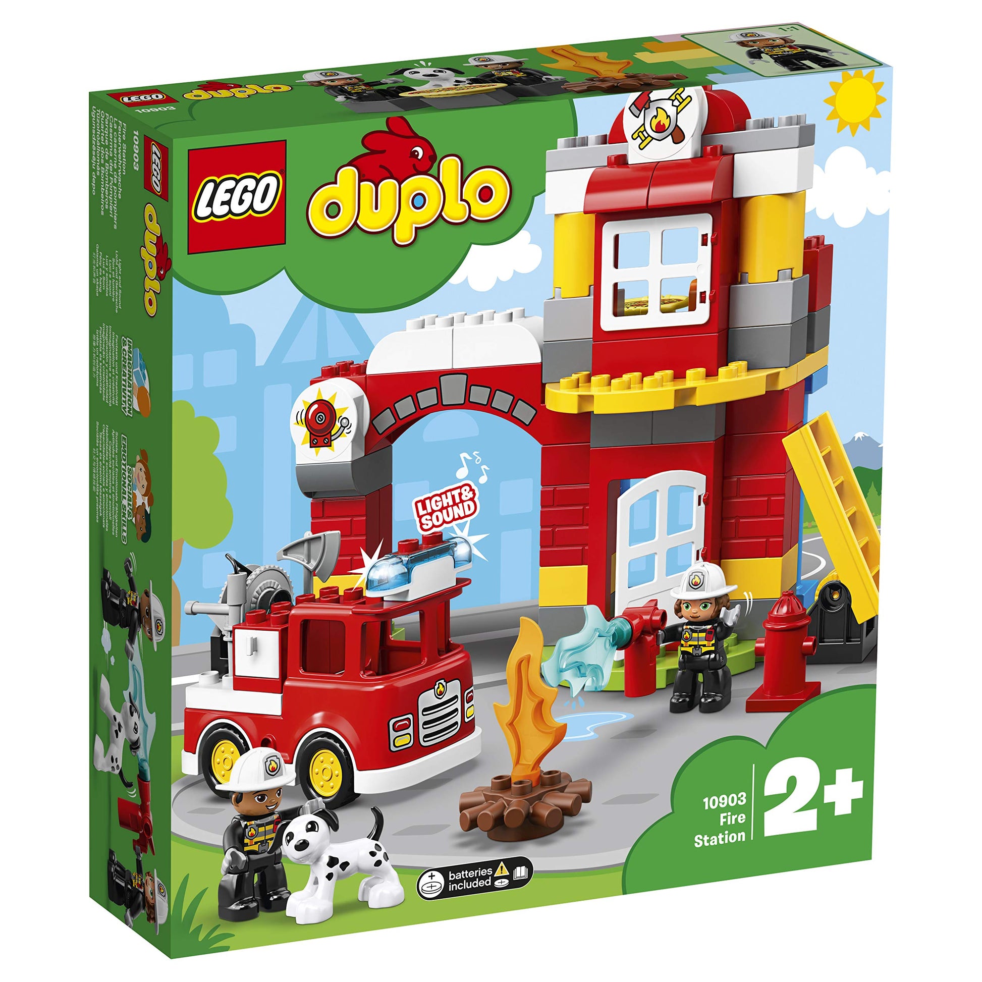 LEGO DUPLO Fire Station 10903 Building Toy Amazon