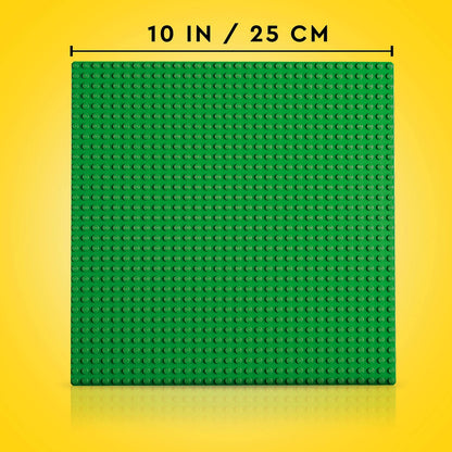 LEGO Classic Green Baseplate, Square 32x32 Stud Building Base