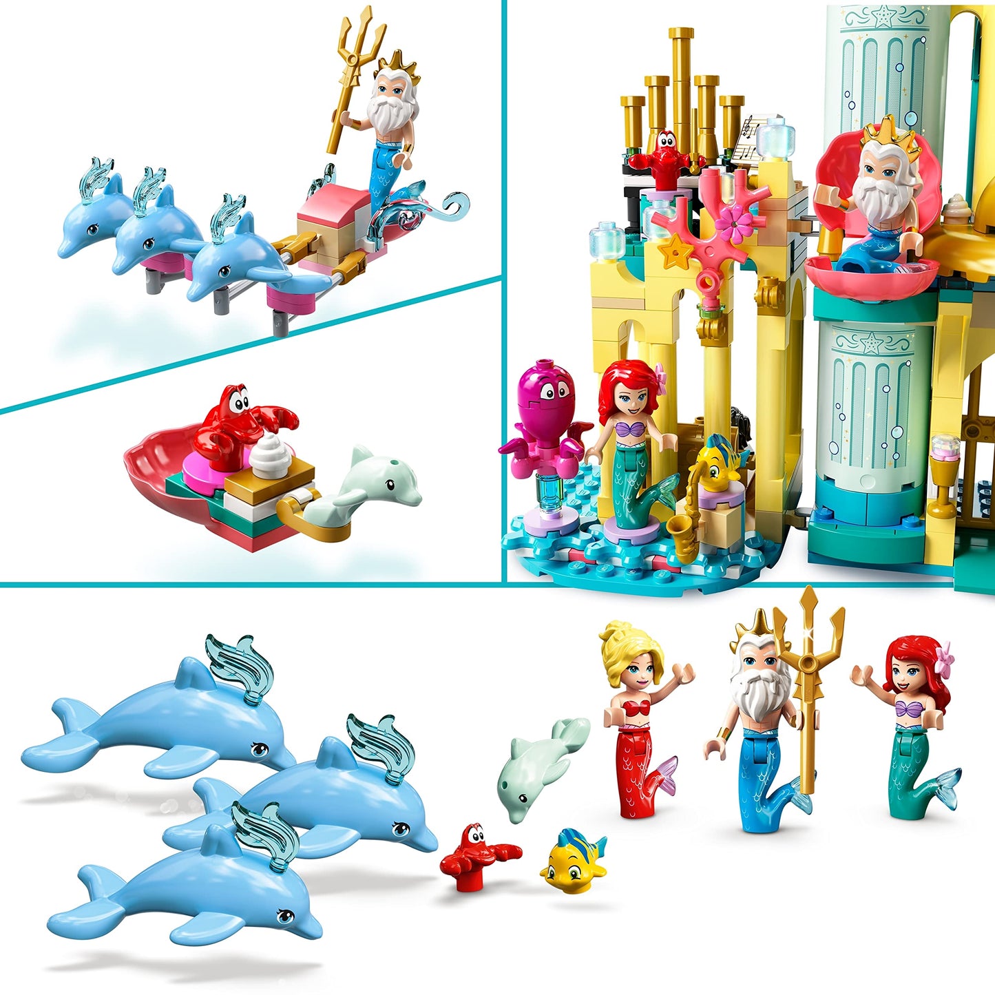 LEGO Disney Princess Ariel’s Underwater Palace Castle Toy