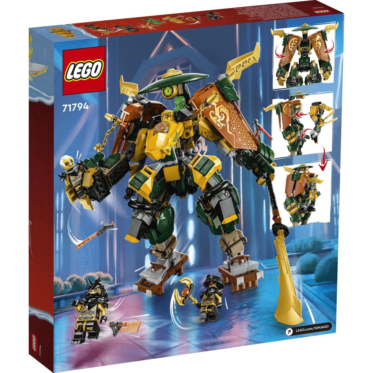 LEGO® NINJAGO® Lloyd and Arin’s Ninja Team Mechs 71794 Amazon