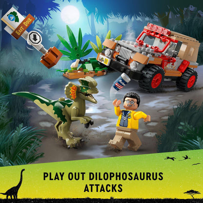 LEGO® Jurassic Park Dilophosaurus Ambush 76958 Building Toy