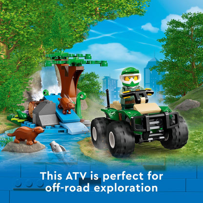 LEGO City ATV and Otter Habitat 60394 Building Toy
